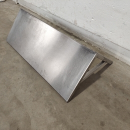 Rvs wandschap - 100 x 37 cm 